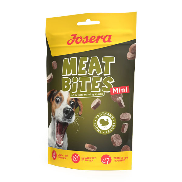 تشویقی سگ جوسرا مدل MEAT BITES طعم بوقلمون