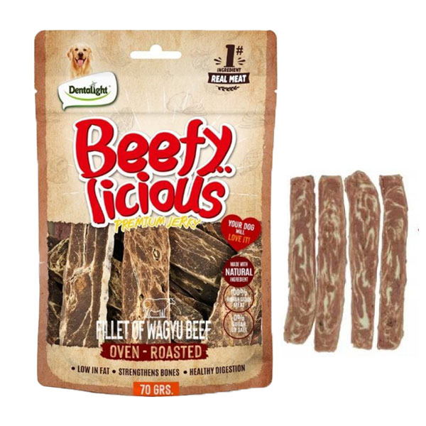 تشویقی سگ دنتالایت مدل Fillet Of Wagyu Beef