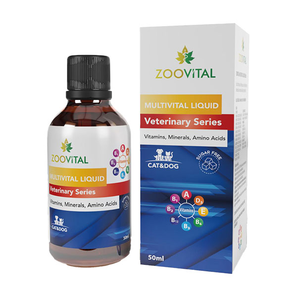 شربت مولتی ویتامین سگ و گربه زوویتال