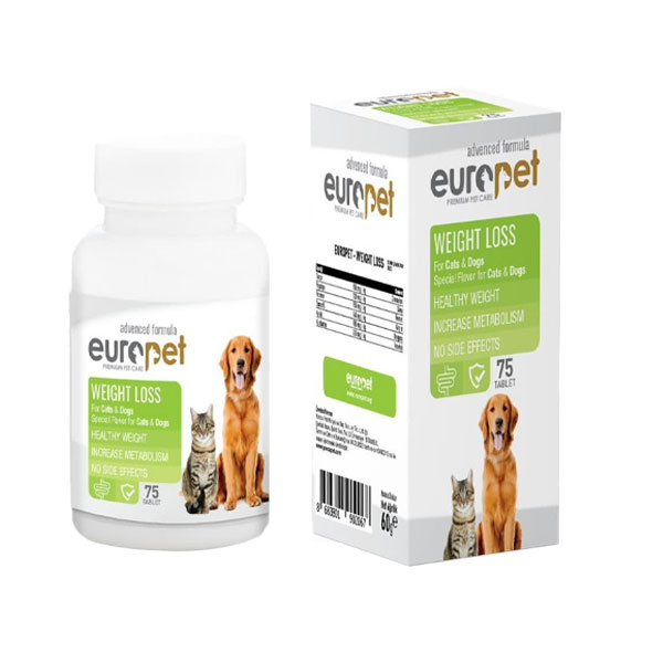 قرص کاهش وزن سگ و گربه یوروپت