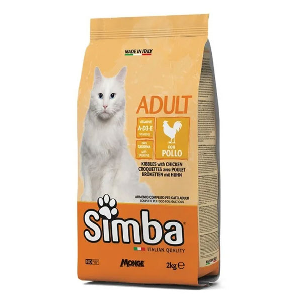 غذا خشک گربه طعم مرغ مونژه Simba