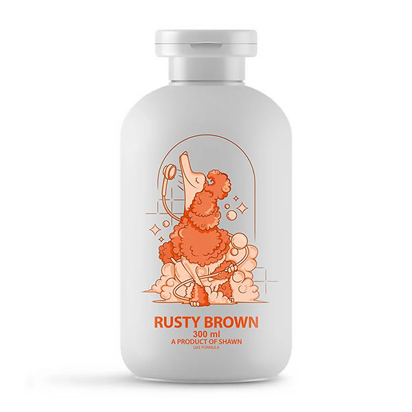 شامپو مخصوص موهای قهوه ای قرمز سگ SHAWN