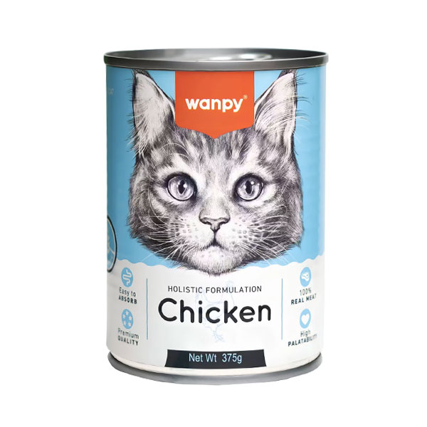 کنسرو گربه ونپی طعم مرغ