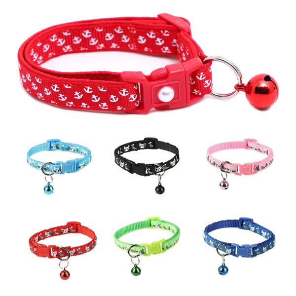 قلاده گردنی زنگوله دار طرح دار