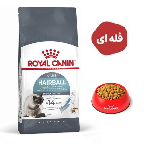 غذا خشک گربه مدل هیربال رویال کنین