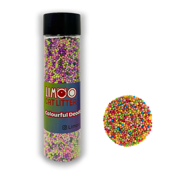 بوگیر و خوشبو کننده دانه رنگی خاک گربه لیمو