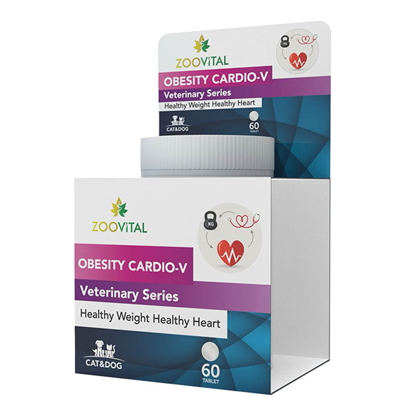 قرص مکمل کنترل وزن و سلامت قلب سگ و گربه زوویتال