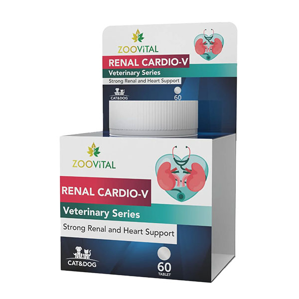 قرص مکمل کلیه و قلب سگ و گربه زوویتال