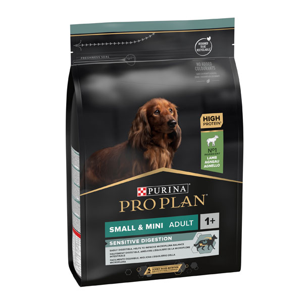 غذا خشک سگ بالغ نژاد کوچک با گوارش حساس پروپلن طعم گوشت بره