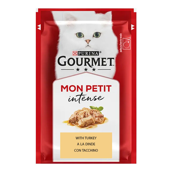پوچ گربه MON PETIT گورمت طعم بوقلمون