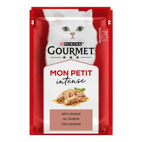 پوچ گربه MON PETIT گورمت طعم سالمون