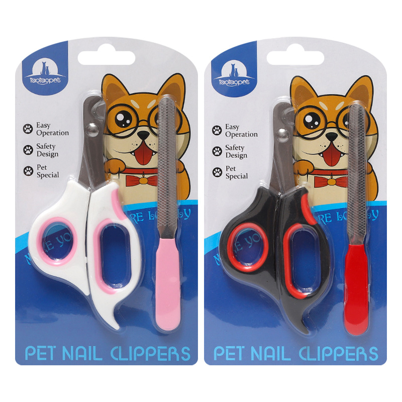 ناخن گیر طرح قیچی سگ و گربه به همراه سوهان ناخن