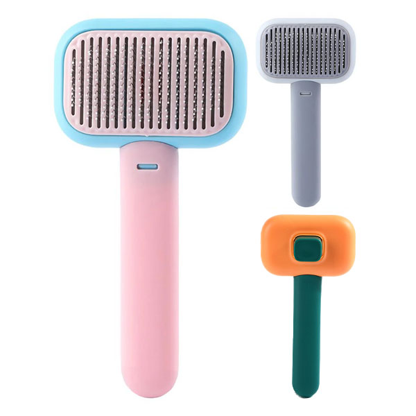 برس سگ و گربه با دکمه تخلیه مدل سوفی