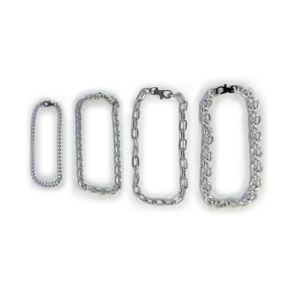 زنجیر کارتیر سگ و گربه رنگ نقره ای