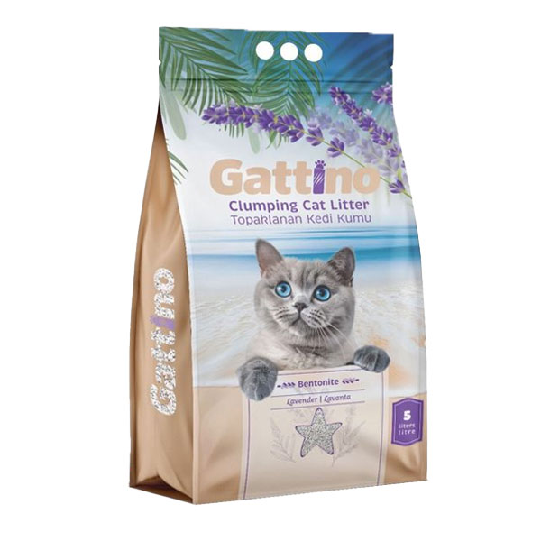 خاک گربه گاتینو با رایحه لوندر