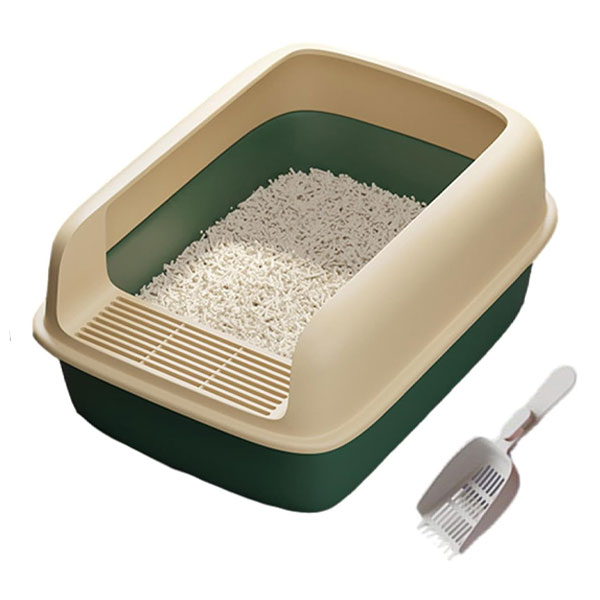 ظرف خاک بچه گربه مدل شادی همراه با بیلچه