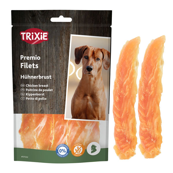 تشویقی سگ تریکسی مدل فیله با طعم مرغ