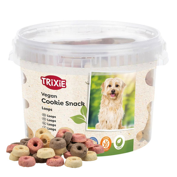 تشویقی سطلی سگ تریکسی مدل Vegan Cookie Snack