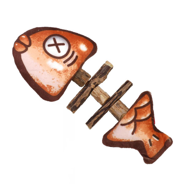 اسباب بازی جویدنی گربه مدل تیغ ماهی