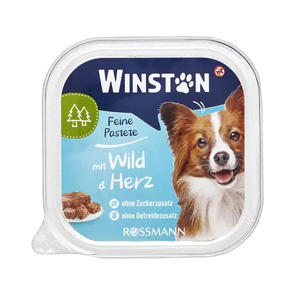 ووم سگ وینستون طعم گوشت شکار و دل