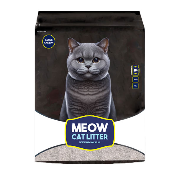 خاک گربه گرانول سوپر کلامپ کربن و زئولیت میوکت