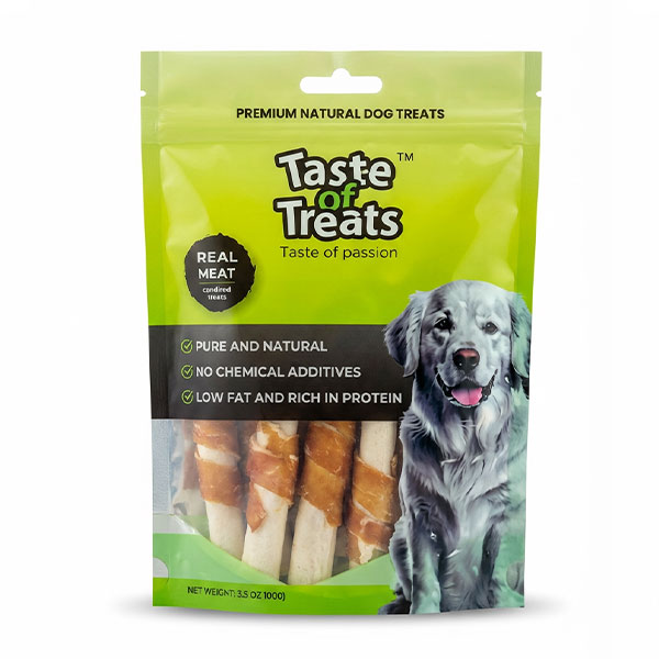 تشویقی سگ مدل مدادی دورپیچ مرغ Taste of Treats