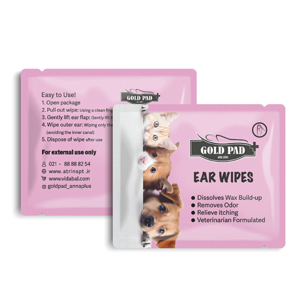 پد ساشه ای نظافت گوش حیوانات خانگی گلد پد