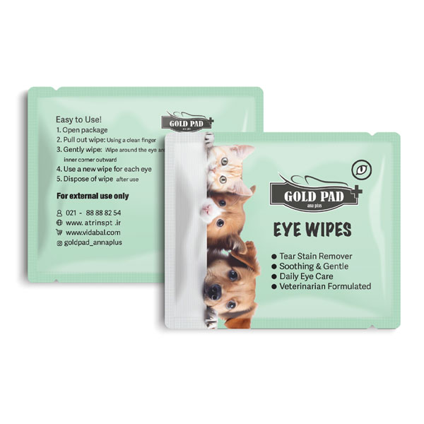 پد ساشه ای نظافت چشم حیوانات خانگی گلد پد