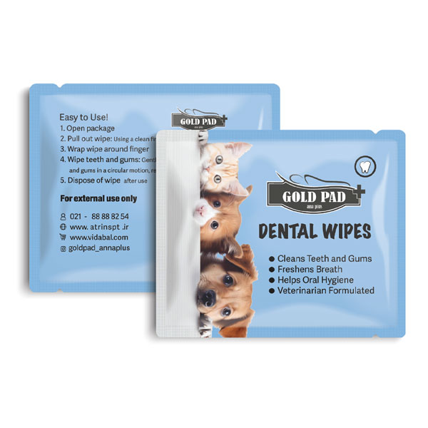پد ساشه ای نظافت دندان حیوانات خانگی گلد پد