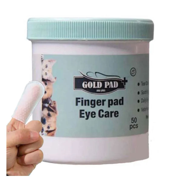 پد انگشتی پاک کننده چشم سگ و گربه گلد پد