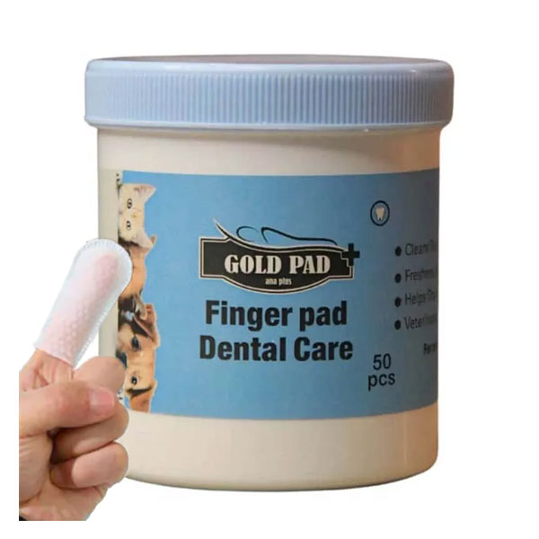 پد انگشتی تمیز کننده دندان سگ و گربه گلد پد