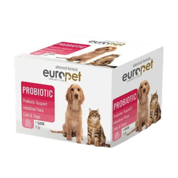 پودر پروبیوتیک سگ و گربه یوروپت