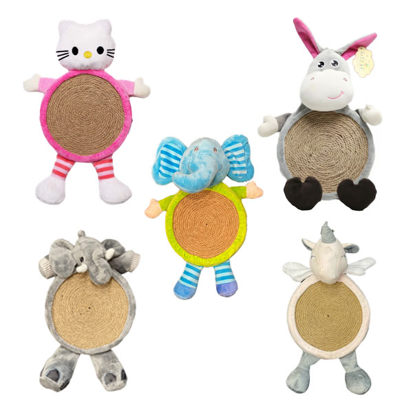 اسکرچر گربه مدل گرد عروسکی