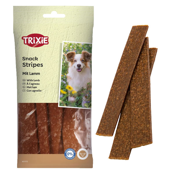 تشویقی سگ مدل نواری تریکسی با طعم گوشت بره