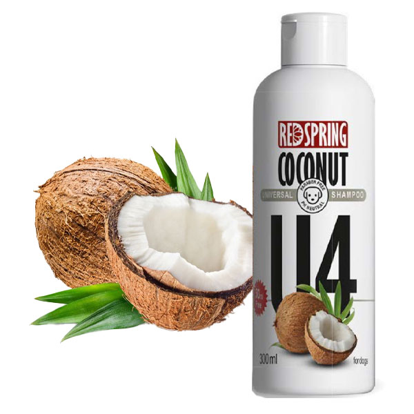 شامپو روزانه مخصوص سگ با عصاره نارگیل رد اسپرینگ