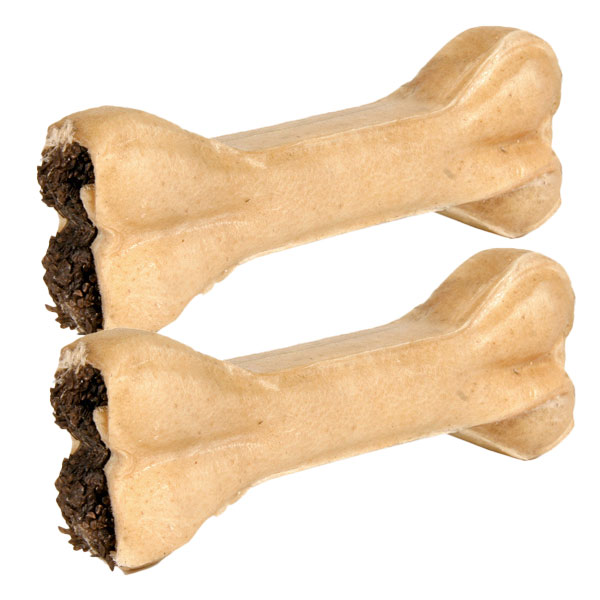 تشویقی سگ تریکسی مدل استخوان پر شده با سیرابی