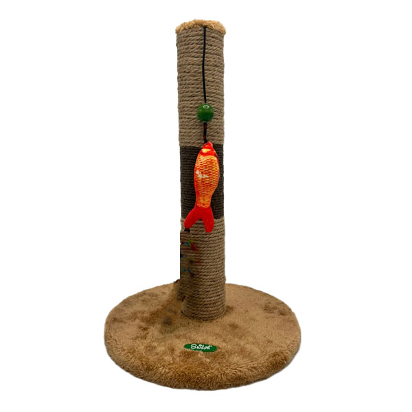 اسکرچر گربه مدل استوانه ای آویز ماهی