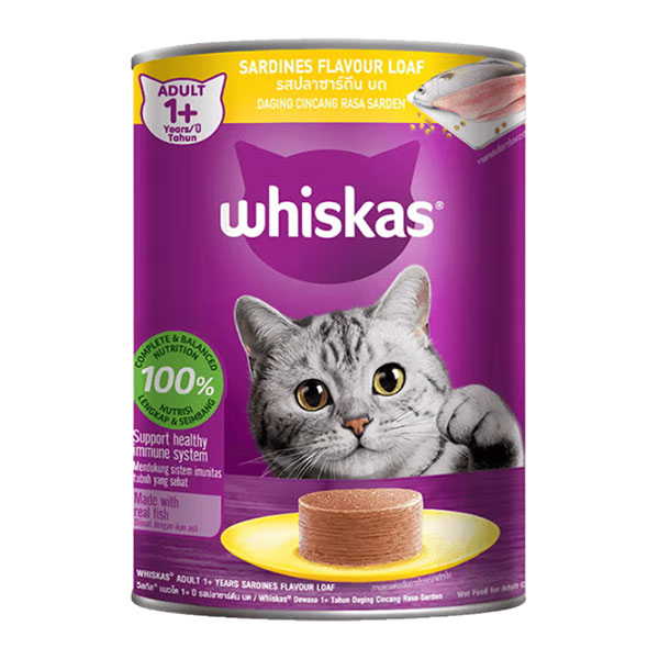 کنسرو پته گربه ویسکاس طعم ماهی ساردین