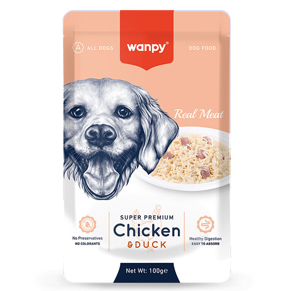 پوچ سگ ونپی طعم مرغ و اردک