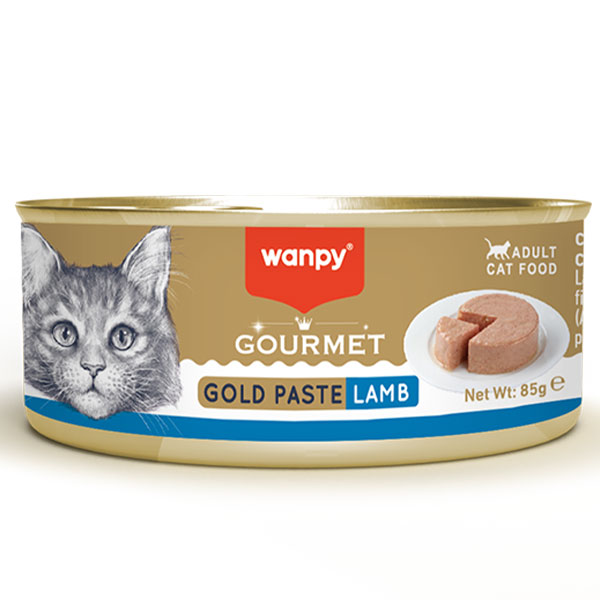 کنسرو گربه گورمت گلد پته با طعم بره ونپی