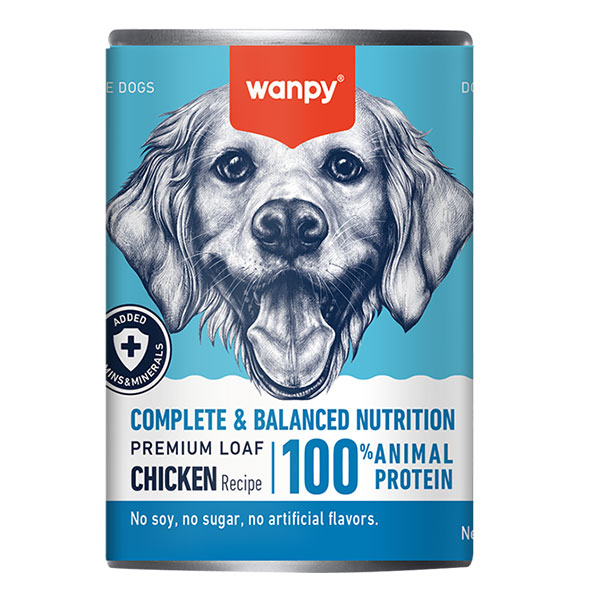 کنسرو سوپر پریمیوم سگ ونپی طعم مرغ