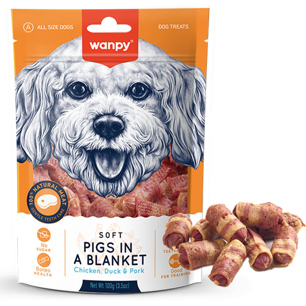 تشویقی سگ ونپی مدل Pigs In A Blanket