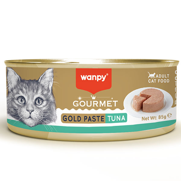 کنسرو گربه گورمت گلد پته با طعم ماهی تن ونپی