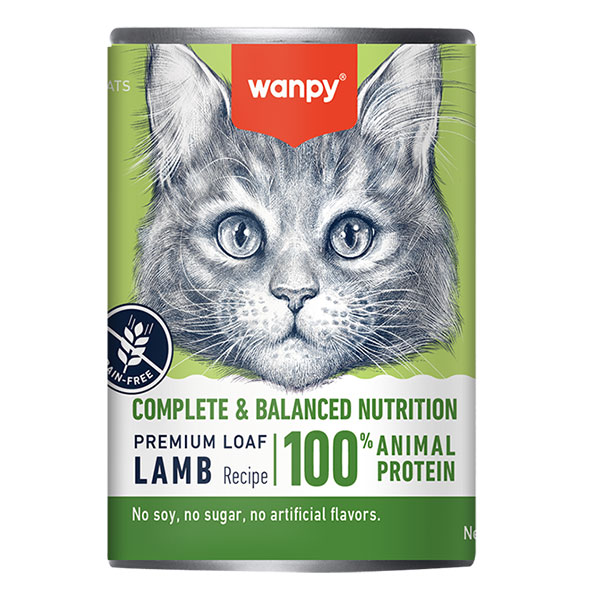 کنسرو سوپر پریمیوم گربه ونپی طعم گوشت بره