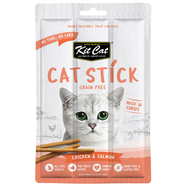تشویقی مدادی گربه کیت کت با طعم مرغ و سالمون