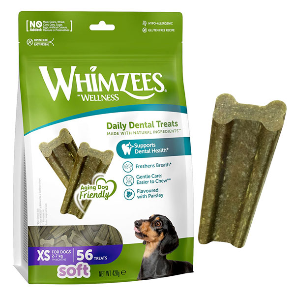 تشویقی دنتال نرم سگ مدل Value Bag X-Small ویمزیس