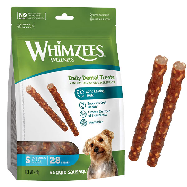 تشویقی دنتال مدادی سگ مدل Veggie Sausage Small ویمزیس