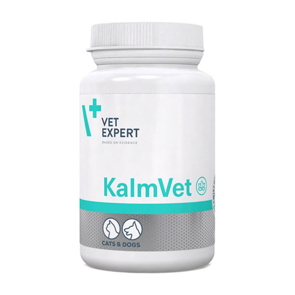 قرص آرامش بخش و ضد استرس سگ و گربه KalmVet برند وت اکسپرت