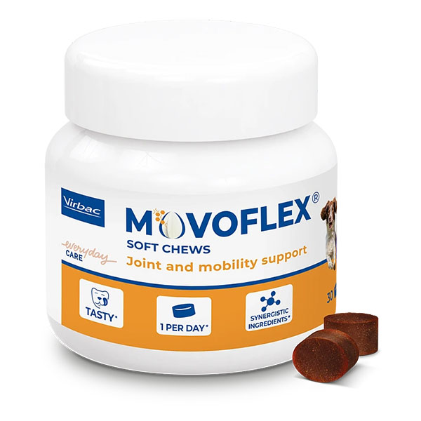 مکمل تقویت مفاصل و غضروف سگ های 15 تا 35 کیلوگرم MOVOFLEX ویرباک