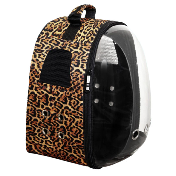 کوله حمل فضایی سگ و گربه طرح پلنگی